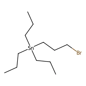 3-Bromopropyl(tripropyl)stannane structure