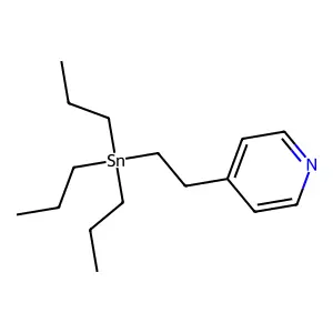 4-[2-(Tripropylstannyl)ethyl]pyridine structure