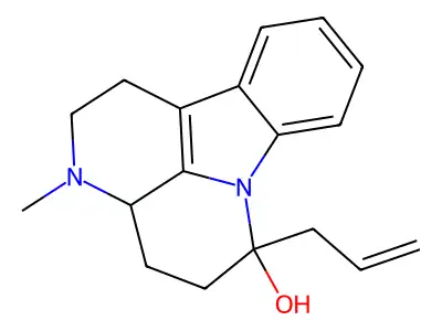 6-Allyl-3-methyl-2,3,3a,4,5,6-hexahydro-6-canthinol hydrochloride structure