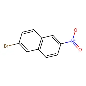 2-Bromo-6-nitronaphthalene structure