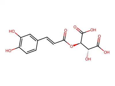 咖啡酰酒石酸 structure