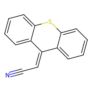 2-Thioxanthen-9-ylideneacetonitrile structure