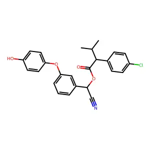 4'-Hydroxyfenvalerate structure
