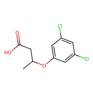 3-(3,5-二氯苯氧基)丁酸 structure