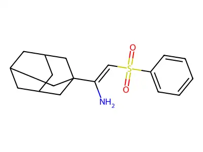 1-(1-金刚烷基)-2-(苯磺酰基)乙烯胺 structure