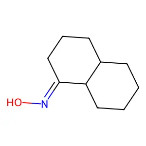 1(2H)-Naphthalenone, octahydro-, oxime structure