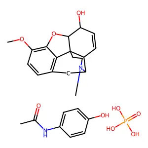 Acetaminophen; Codeine Phosphate structure