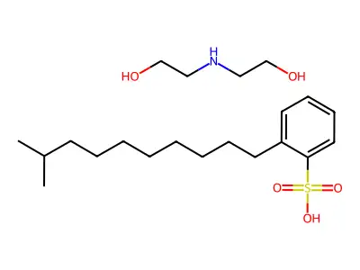 Benzenesulfonic acid, isoundecyl-, compd. with 2,2'-iminobis[ethanol] (1:1) structure