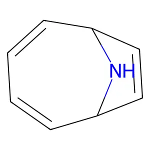 9-Azabicyclo(4.2.1)nona-2,4,7-triene structure