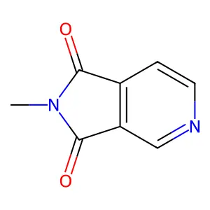 InChI=1/C8H6N2O2/c1-10-7(11)5-3-2-4-9-6(5)8(10)12/h2-4H,1H structure