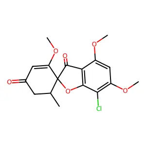 (+)-Epigriseofulvin structure
