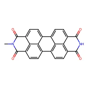 2-methylanthra[2,1,9-def:6,5,10-d'e'f']diisoquinoline-1,3,8,10(2H,9H)-tetrone structure