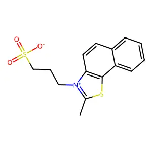 naphtho(2,1-d)thiazolium, 2-methyl-3-(3-sulfopropyl)-, inner salt structure