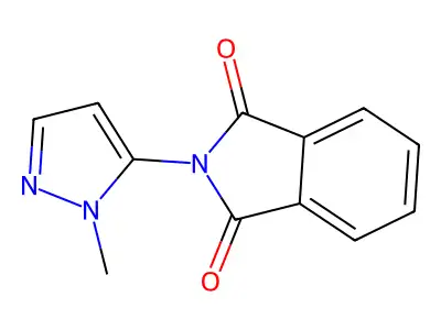 2-(1-methyl-1H-pyrazol-5-yl)-2,3-dihydro-1H-isoindole-1,3-dione structure