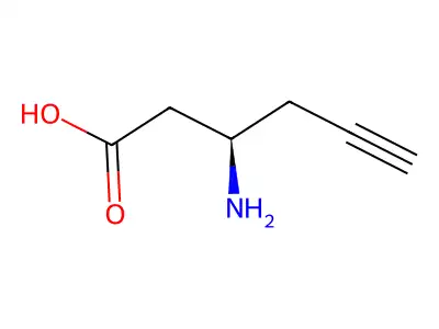 (3R)-3-aminohex-5-ynoic acid structure