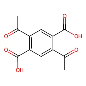 2,5-Diacetyl-terephthalic acid structure