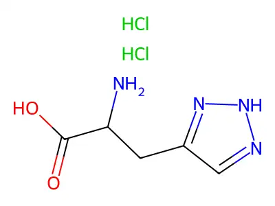 2-氨基-3-(1H-1,2,3-三唑-5-基)丙酸 structure