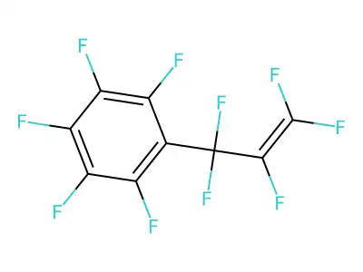 3-(Pentafluorophenyl)pentafluoro-1-propene structure