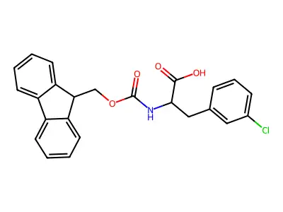 Fmoc-L-3-Chlorophenylalanine structure