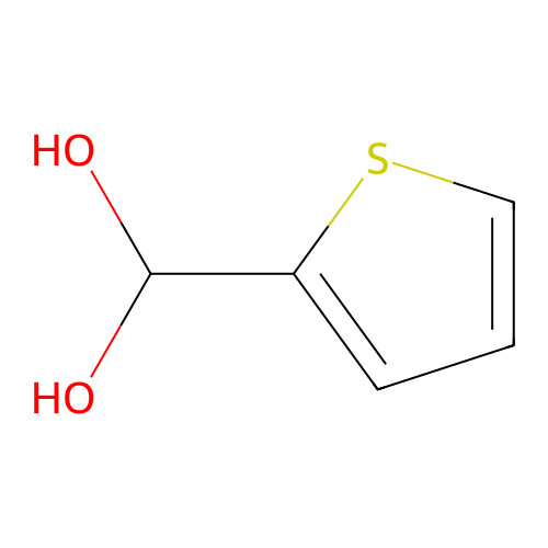 Thiophen-2-ylmethanediol structure