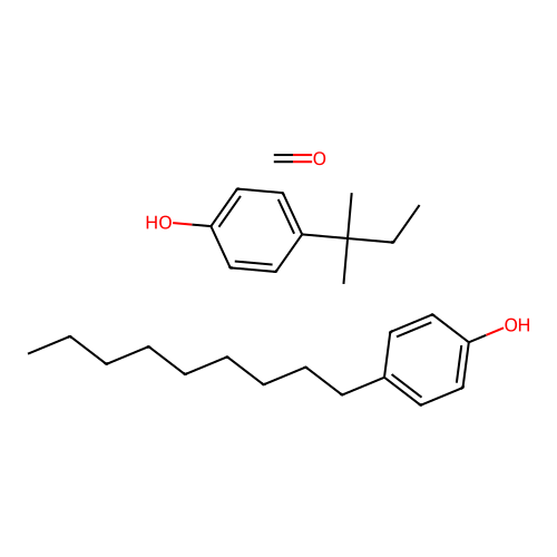 Formaldehyde;4-(2-methylbutan-2-yl)phenol;4-nonylphenol structure