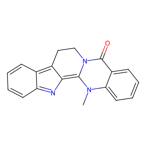 Dehydroevodiamine structure