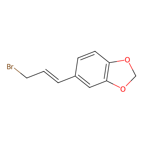 3'-Bromoisosafrole structure