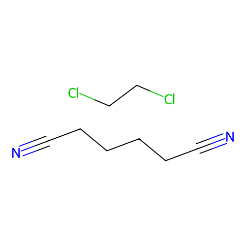 Hexanedinitrile--1,2-dichloroethane (1/1) structure