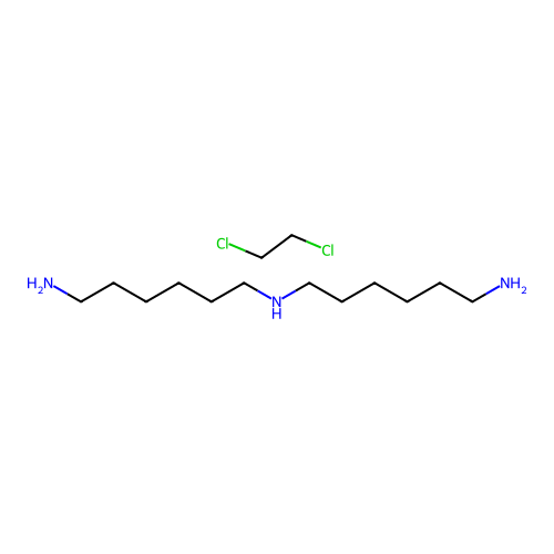 N~1~-(6-Aminohexyl)hexane-1,6-diamine--1,2-dichloroethane (1/1) structure