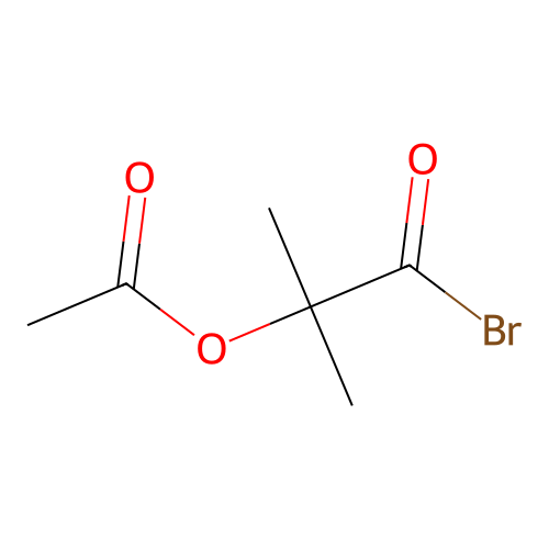 1-Bromocarbonyl-1-methylethyl acetate structure
