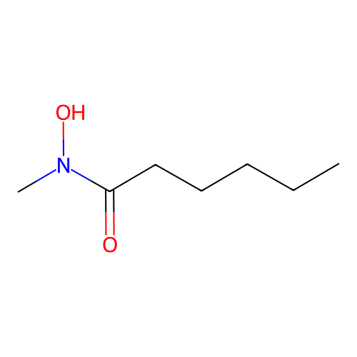 N-methyl hexanoylhydroxamic acid structure