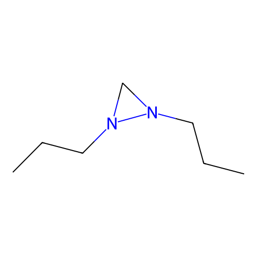 Diaziridine, 1,2-dipropyl- structure