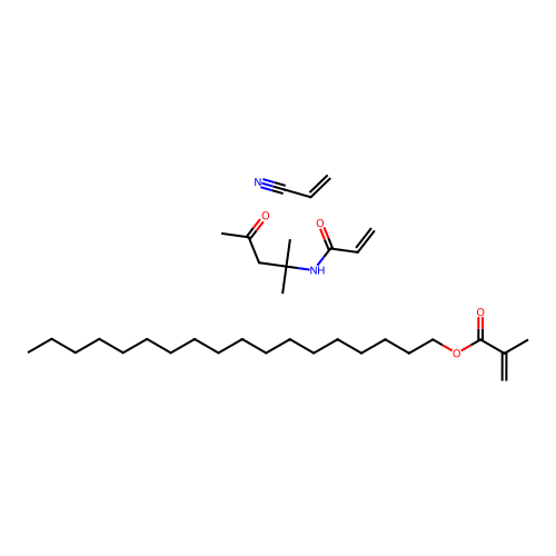 (C22-H42-O2.C9-H15-N-O2.C3-H3-N)x- structure