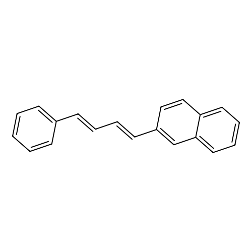2-(4-Phenyl-1,3-butadienyl)naphthalene structure