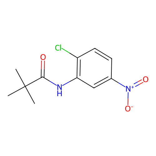 N-(2-chloro-5-nitrophenyl)pivalamide structure