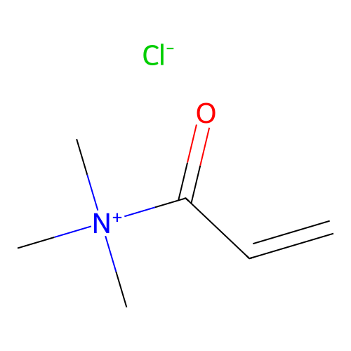 N,N,N-Trimethylprop-2-enamidium chloride structure