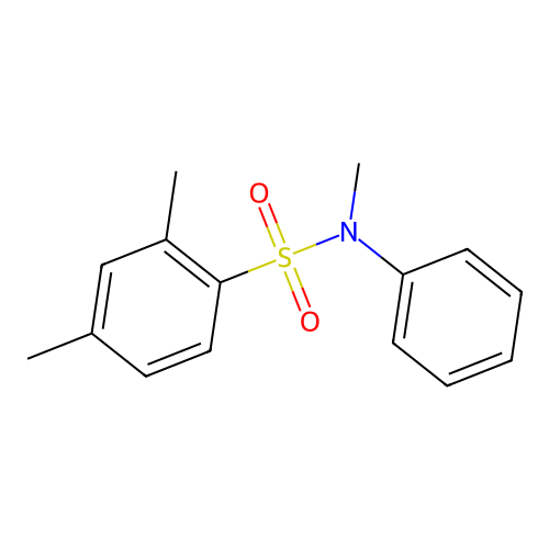 N,2,4-trimethyl-N-phenylbenzenesulfonamide structure