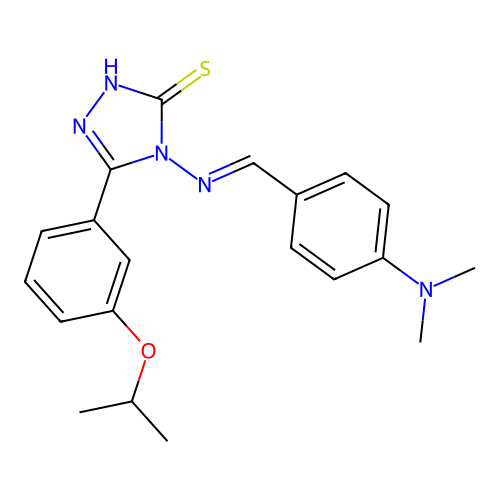 C20H23N5OS structure