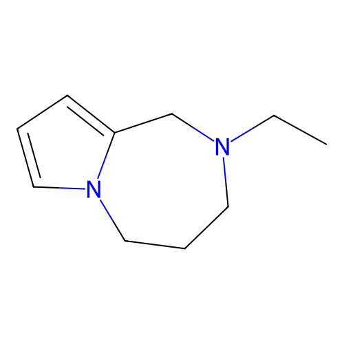 2-Ethyl-1,3,4,5-tetrahydropyrrolo[1,2-a][1,4]diazepine structure