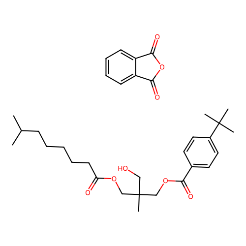 C11-H14-O2.x-C9-H18-O2.x-(C8H4-O3.C5-H12-O3)x- structure