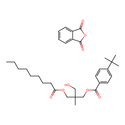 C11-H14-O2.x-C9-H18-O2.x-(C8H4-O3.C5-H12-O3)x- structure