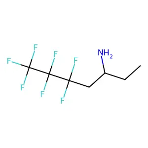 5,5,6,6,7,7,7-Heptafluoroheptan-3-amine structure