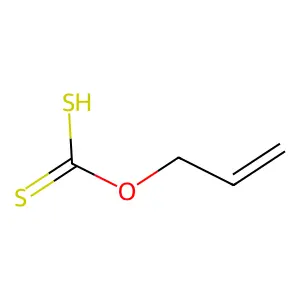 O-烯丙基二硫代碳酸酯 structure