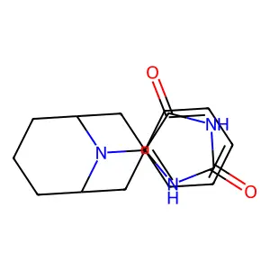 9-Phenylspiro[9-azabicyclo[3.3.1]nonane-3,5'-imidazolidine]-2',4'-dione structure