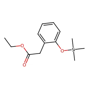 Ethyl (2-[(trimethylsilyl)oxy]phenyl)acetate structure