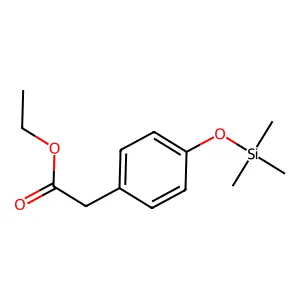 Ethyl (4-[(trimethylsilyl)oxy]phenyl)acetate structure