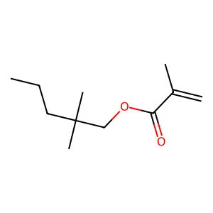 2,2-Dimethylpentyl methacrylate structure