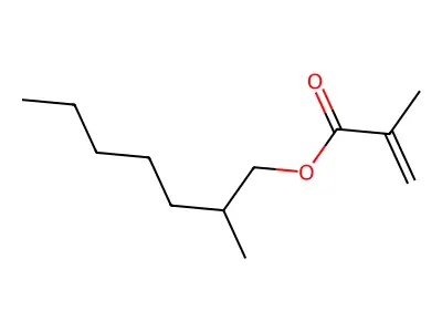 2-Methylheptyl methacrylate structure