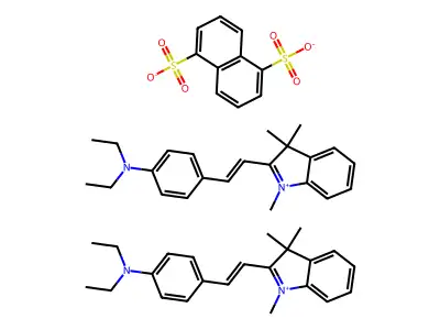 C23H29N2.1/2C10H6O6S2 structure