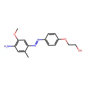 Ethanol, 2-(4-(2-(4-amino-5-methoxy-2-methylphenyl)diazenyl)phenoxy)- structure